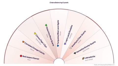 Chakra Balancing Crystals Pendulum Chart preview