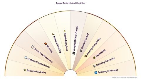 Chakra Condition Pendulum Chart preview